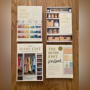 The Home Edit Lot of 4 Books Guides To Organizing Your Home And Setting Goals
